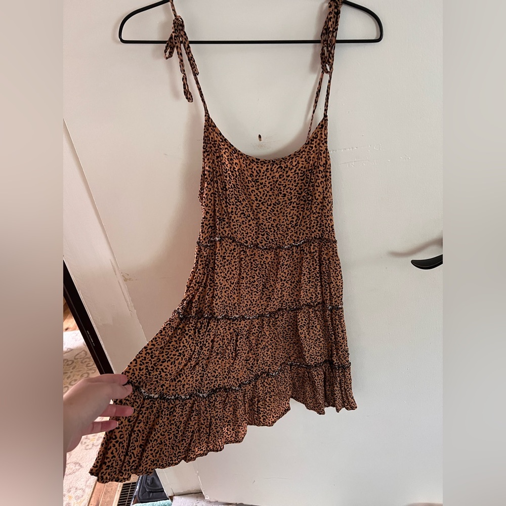 SHEIN cheetah print dress